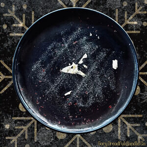 Krampus Kringle Luxury Wickless Candle: Bayberry Fir Wreath Scent